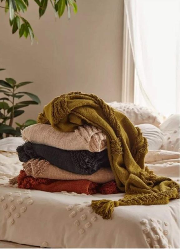 boho throws