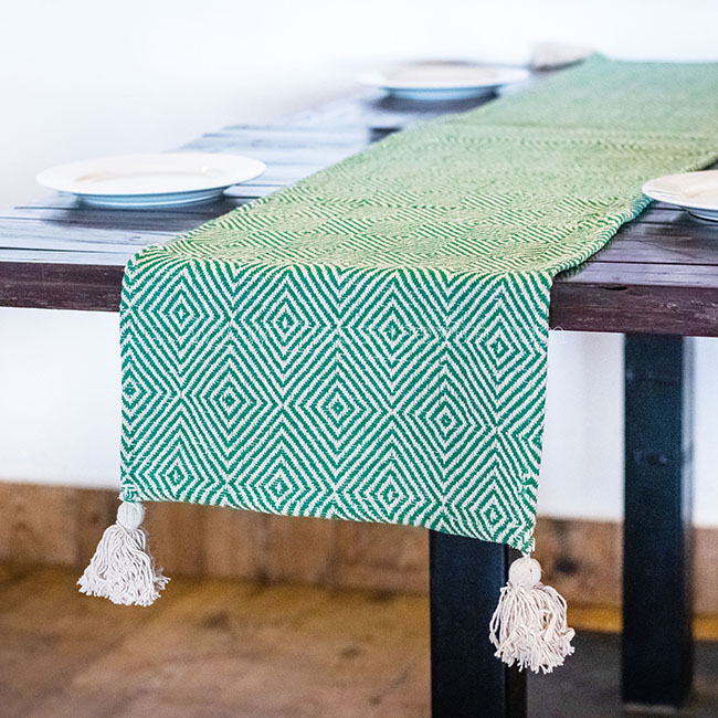 Cotton Woven Table Runner